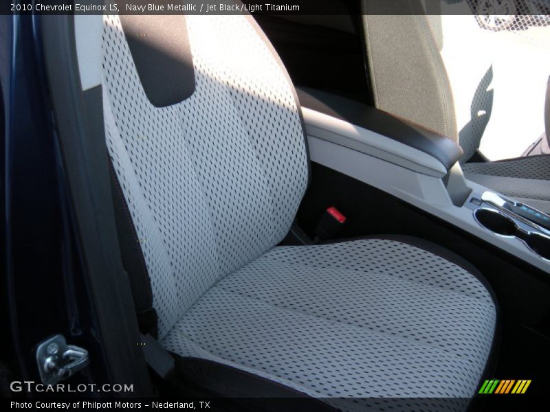 Navy Blue Metallic / Jet Black/Light Titanium 2010 Chevrolet Equinox LS