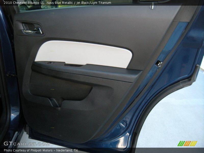 Navy Blue Metallic / Jet Black/Light Titanium 2010 Chevrolet Equinox LS