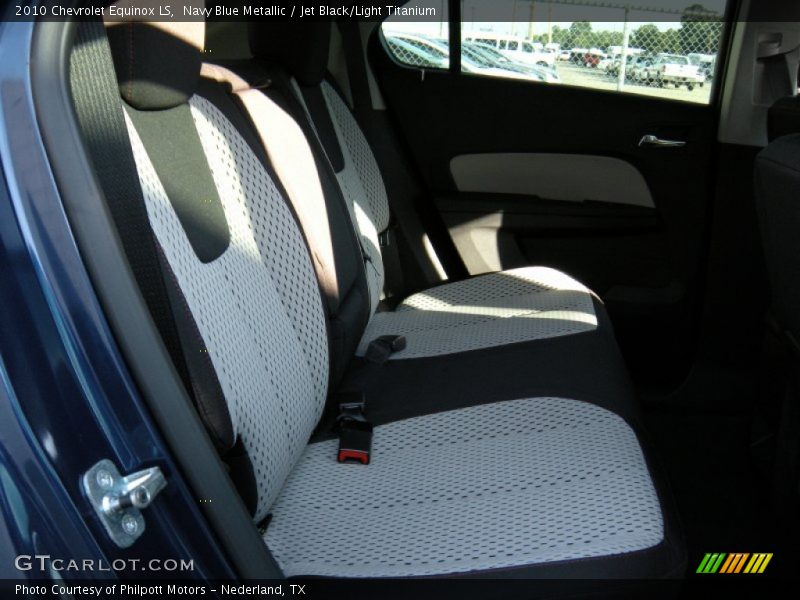 Navy Blue Metallic / Jet Black/Light Titanium 2010 Chevrolet Equinox LS