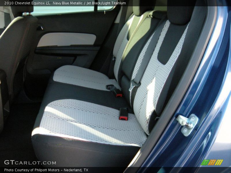 Navy Blue Metallic / Jet Black/Light Titanium 2010 Chevrolet Equinox LS