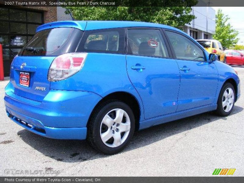 Speedway Blue Pearl / Dark Charcoal 2007 Toyota Matrix XR