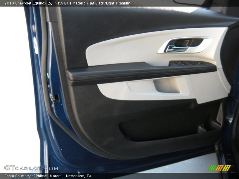 Navy Blue Metallic / Jet Black/Light Titanium 2010 Chevrolet Equinox LS