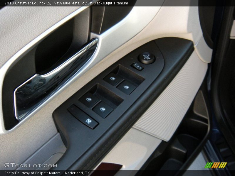 Navy Blue Metallic / Jet Black/Light Titanium 2010 Chevrolet Equinox LS