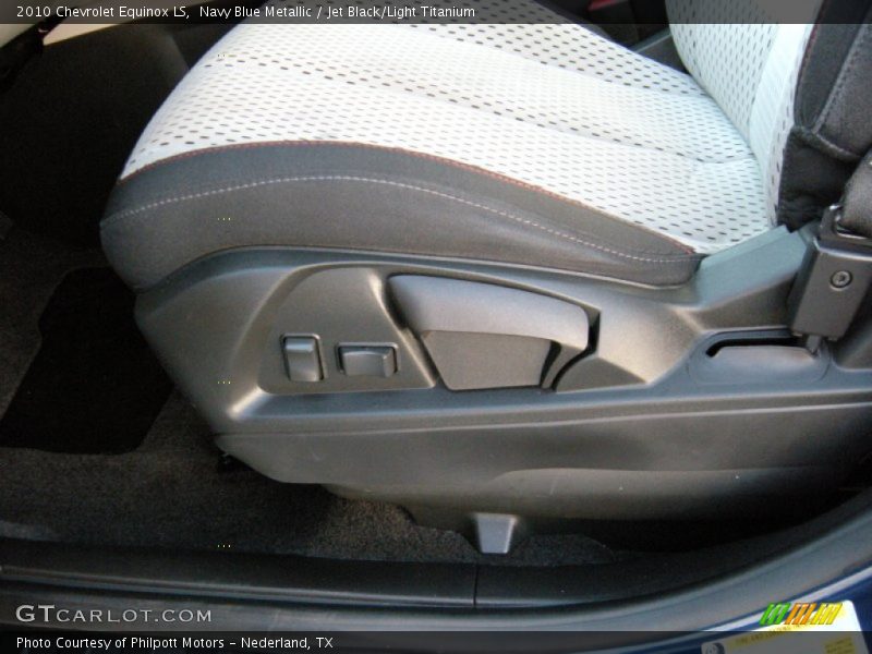 Navy Blue Metallic / Jet Black/Light Titanium 2010 Chevrolet Equinox LS