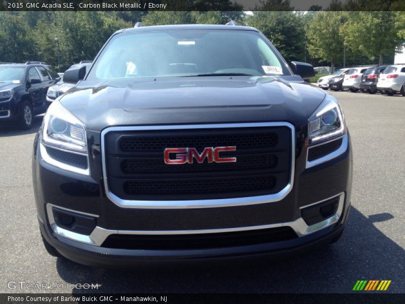 Carbon Black Metallic / Ebony 2015 GMC Acadia SLE