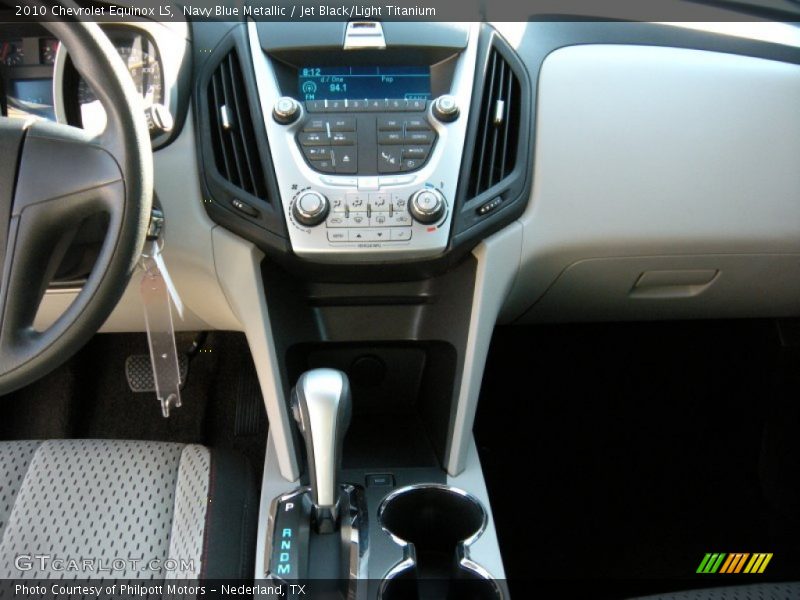 Navy Blue Metallic / Jet Black/Light Titanium 2010 Chevrolet Equinox LS