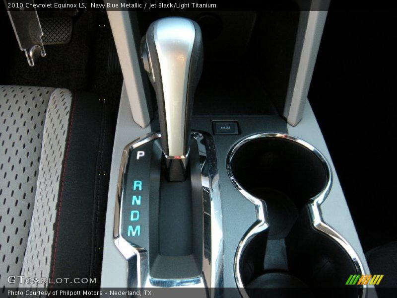 Navy Blue Metallic / Jet Black/Light Titanium 2010 Chevrolet Equinox LS