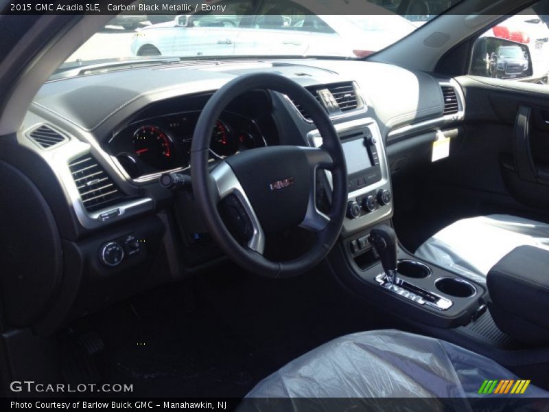 Carbon Black Metallic / Ebony 2015 GMC Acadia SLE