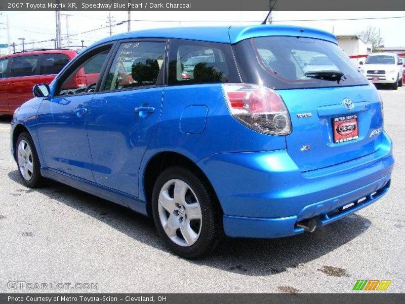 Speedway Blue Pearl / Dark Charcoal 2007 Toyota Matrix XR