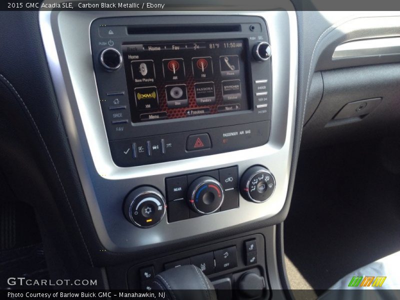 Carbon Black Metallic / Ebony 2015 GMC Acadia SLE