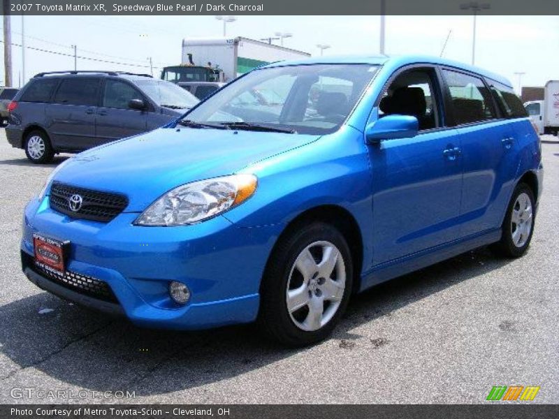 Speedway Blue Pearl / Dark Charcoal 2007 Toyota Matrix XR