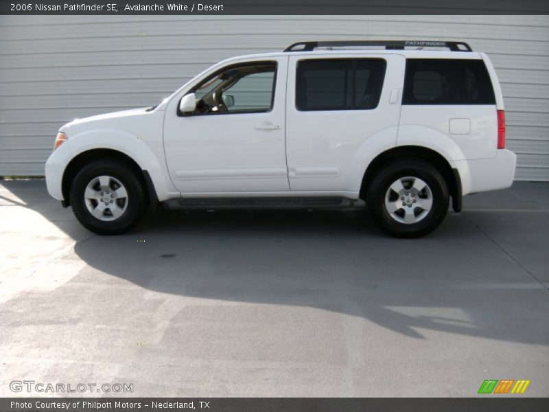 Avalanche White / Desert 2006 Nissan Pathfinder SE