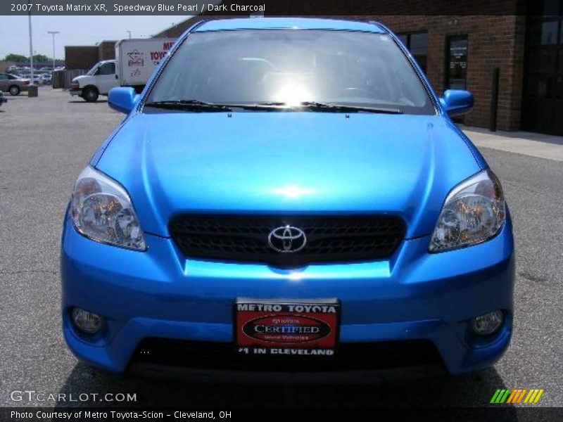 Speedway Blue Pearl / Dark Charcoal 2007 Toyota Matrix XR