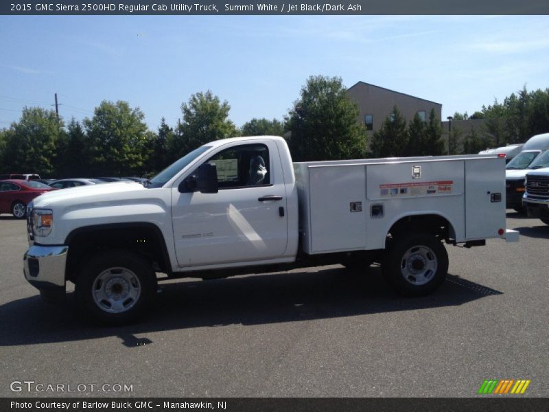Summit White / Jet Black/Dark Ash 2015 GMC Sierra 2500HD Regular Cab Utility Truck
