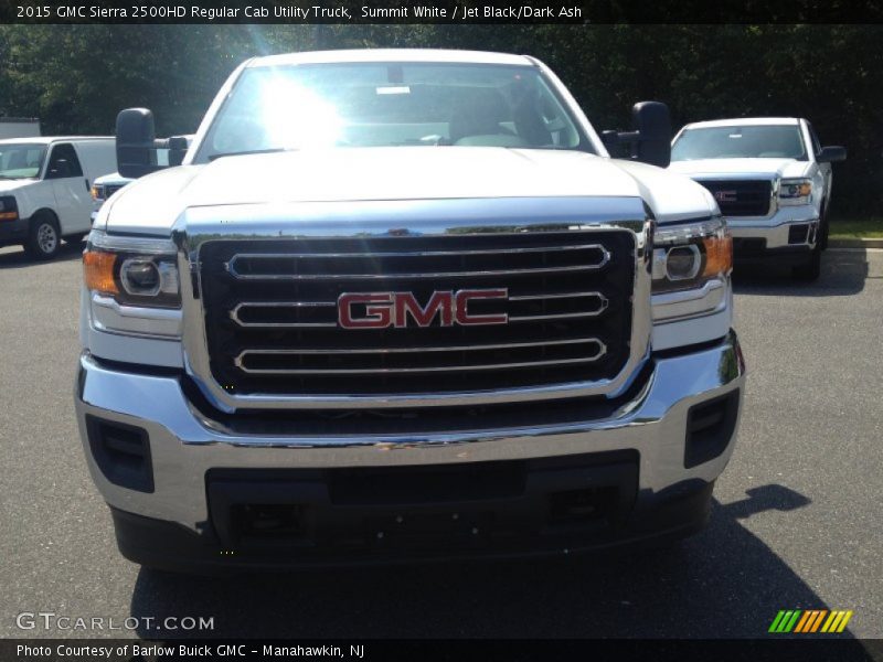 Summit White / Jet Black/Dark Ash 2015 GMC Sierra 2500HD Regular Cab Utility Truck