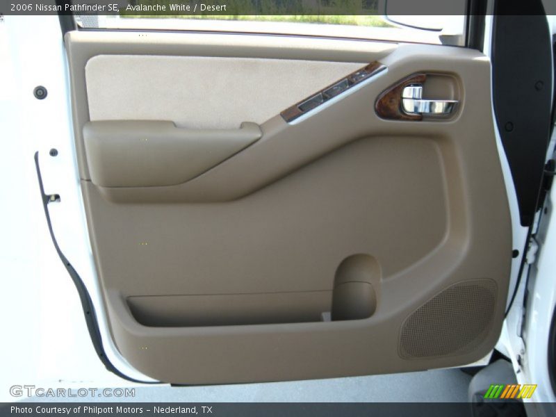 Avalanche White / Desert 2006 Nissan Pathfinder SE