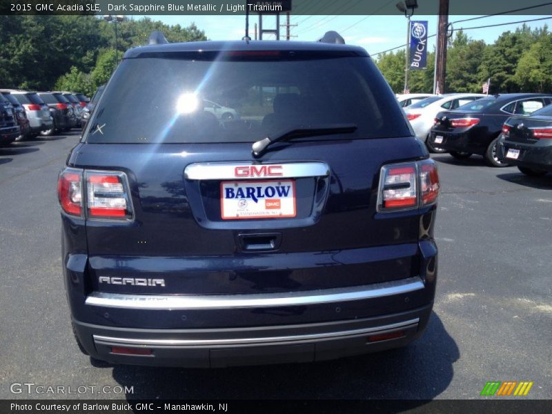 Dark Sapphire Blue Metallic / Light Titanium 2015 GMC Acadia SLE