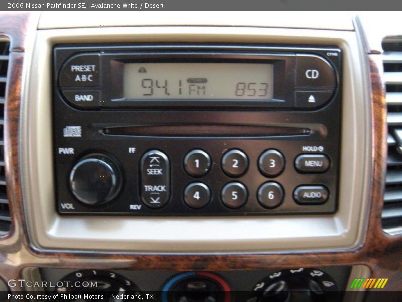 Avalanche White / Desert 2006 Nissan Pathfinder SE