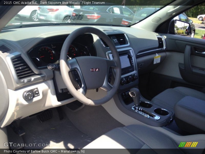 Dark Sapphire Blue Metallic / Light Titanium 2015 GMC Acadia SLE
