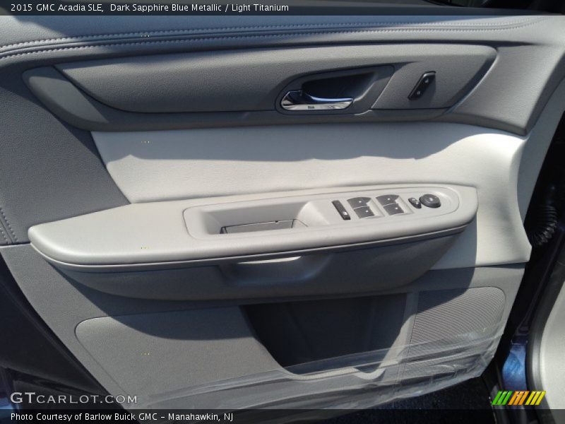 Dark Sapphire Blue Metallic / Light Titanium 2015 GMC Acadia SLE