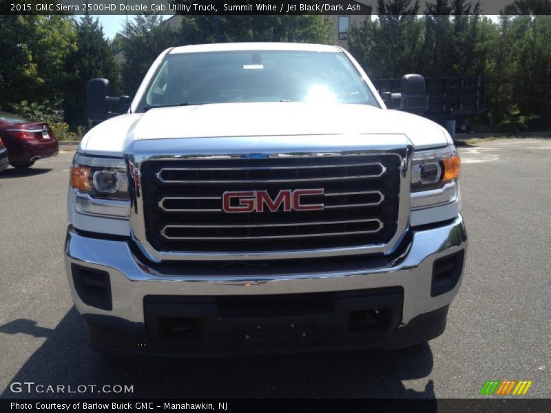 Summit White / Jet Black/Dark Ash 2015 GMC Sierra 2500HD Double Cab Utility Truck