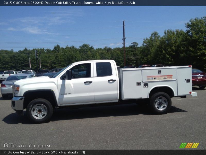 Summit White / Jet Black/Dark Ash 2015 GMC Sierra 2500HD Double Cab Utility Truck