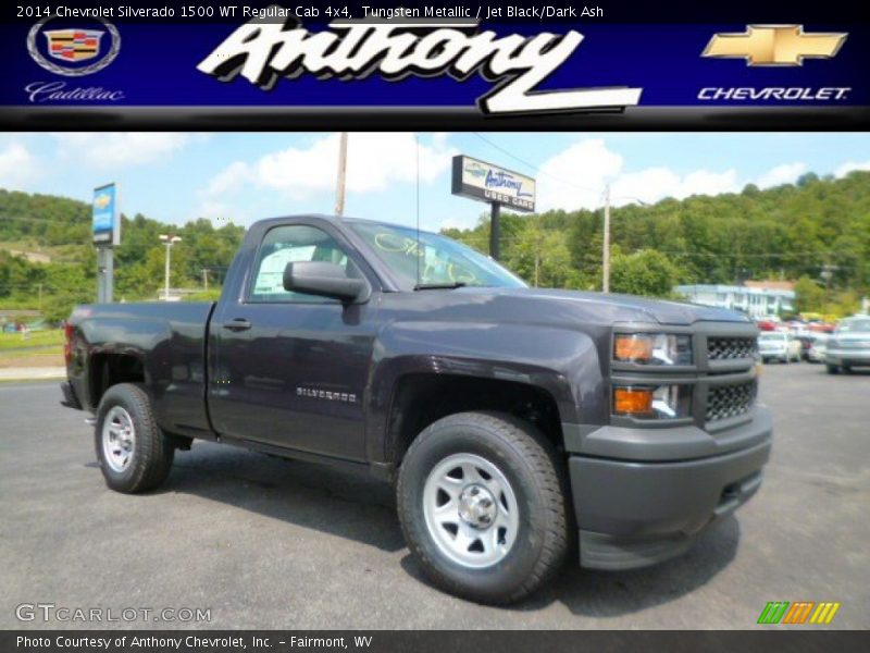 Tungsten Metallic / Jet Black/Dark Ash 2014 Chevrolet Silverado 1500 WT Regular Cab 4x4