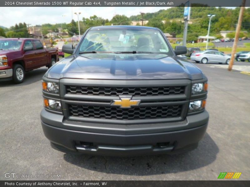 Tungsten Metallic / Jet Black/Dark Ash 2014 Chevrolet Silverado 1500 WT Regular Cab 4x4