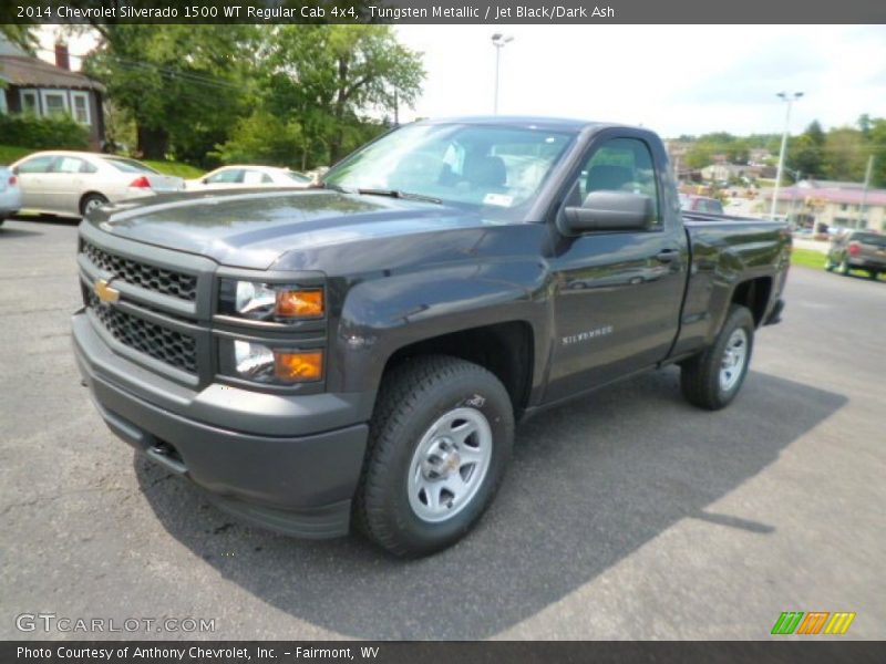 Tungsten Metallic / Jet Black/Dark Ash 2014 Chevrolet Silverado 1500 WT Regular Cab 4x4