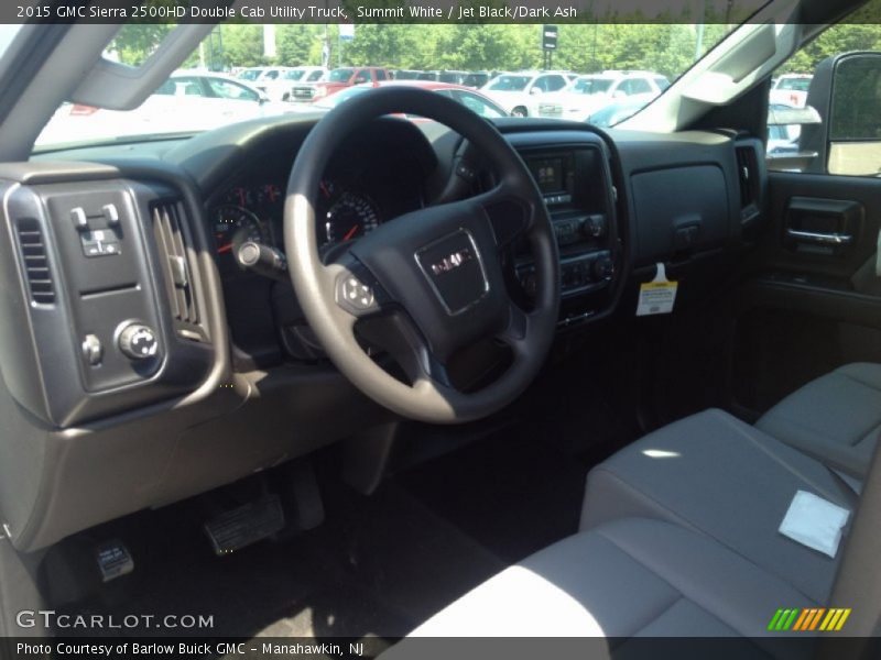 Summit White / Jet Black/Dark Ash 2015 GMC Sierra 2500HD Double Cab Utility Truck