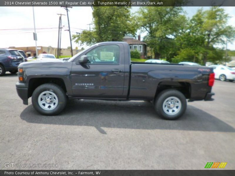 Tungsten Metallic / Jet Black/Dark Ash 2014 Chevrolet Silverado 1500 WT Regular Cab 4x4