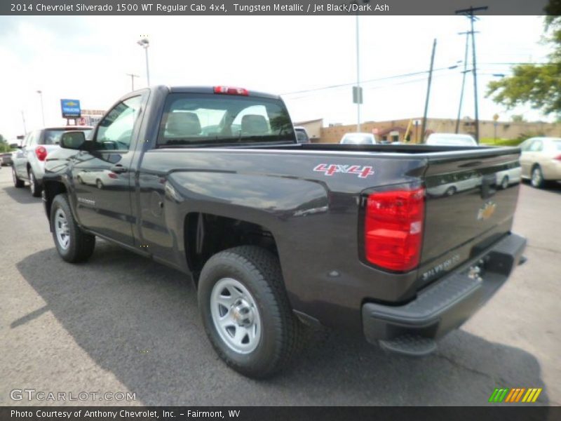 Tungsten Metallic / Jet Black/Dark Ash 2014 Chevrolet Silverado 1500 WT Regular Cab 4x4
