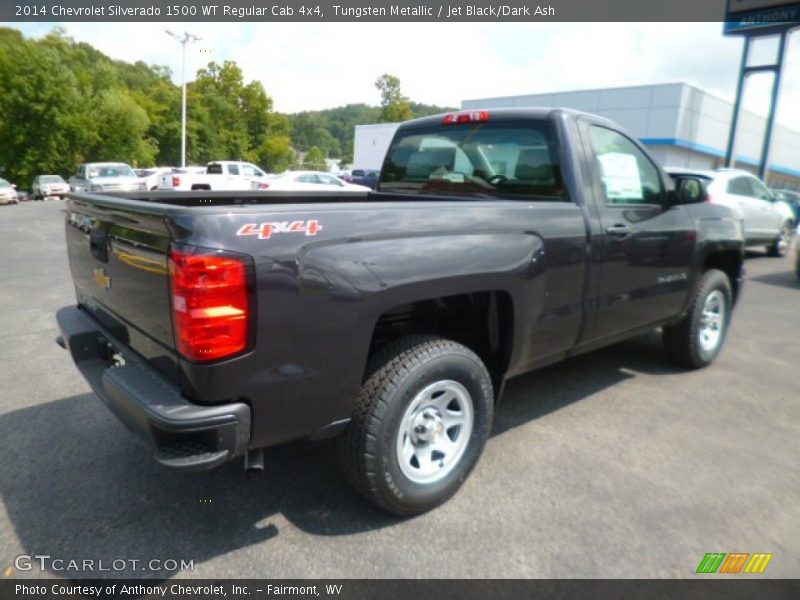 Tungsten Metallic / Jet Black/Dark Ash 2014 Chevrolet Silverado 1500 WT Regular Cab 4x4