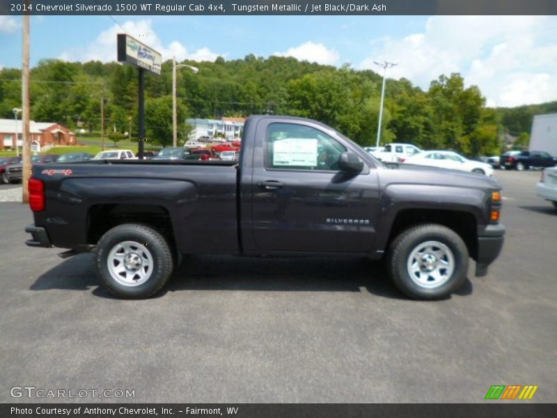 Tungsten Metallic / Jet Black/Dark Ash 2014 Chevrolet Silverado 1500 WT Regular Cab 4x4