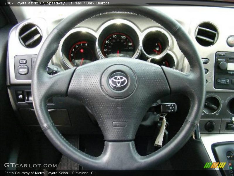 Speedway Blue Pearl / Dark Charcoal 2007 Toyota Matrix XR