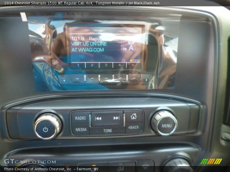 Tungsten Metallic / Jet Black/Dark Ash 2014 Chevrolet Silverado 1500 WT Regular Cab 4x4