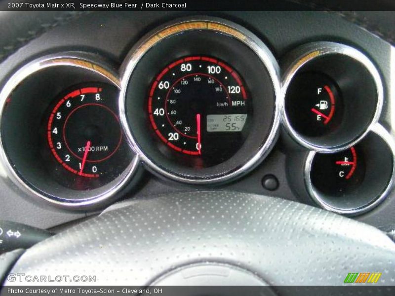 Speedway Blue Pearl / Dark Charcoal 2007 Toyota Matrix XR