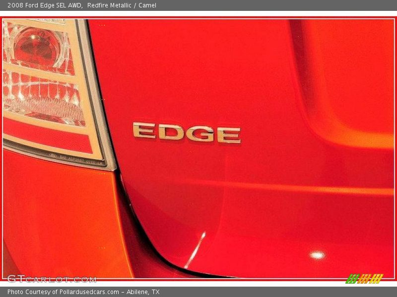 Redfire Metallic / Camel 2008 Ford Edge SEL AWD
