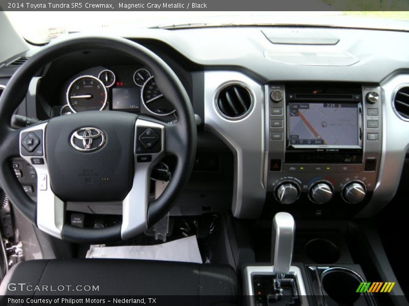 Magnetic Gray Metallic / Black 2014 Toyota Tundra SR5 Crewmax