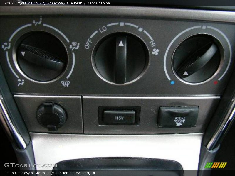 Speedway Blue Pearl / Dark Charcoal 2007 Toyota Matrix XR