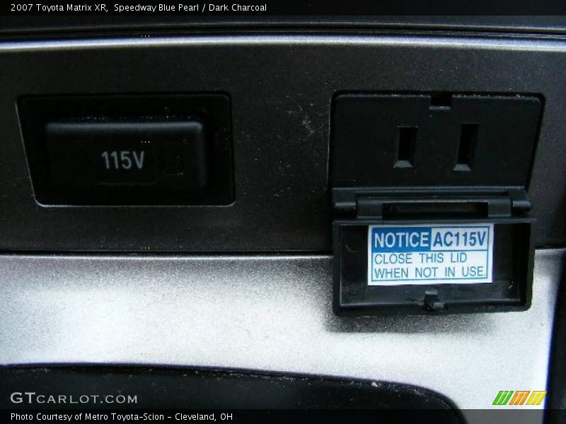 Speedway Blue Pearl / Dark Charcoal 2007 Toyota Matrix XR
