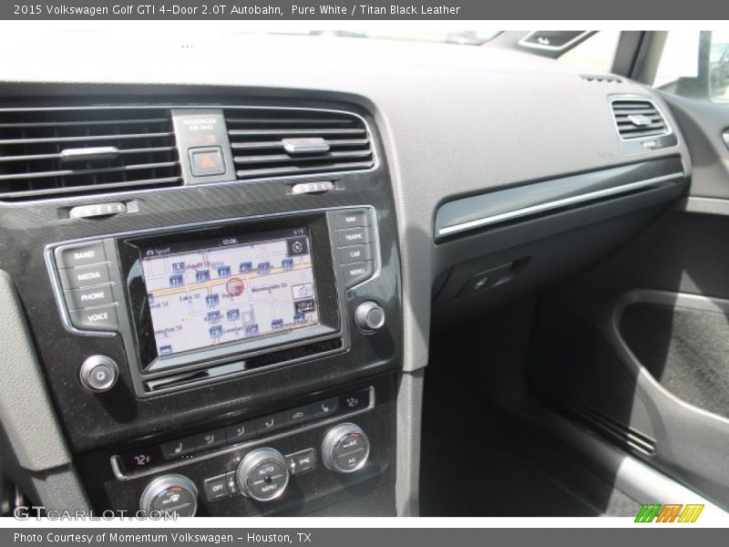 Pure White / Titan Black Leather 2015 Volkswagen Golf GTI 4-Door 2.0T Autobahn