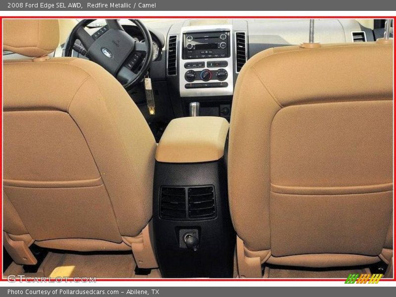 Redfire Metallic / Camel 2008 Ford Edge SEL AWD