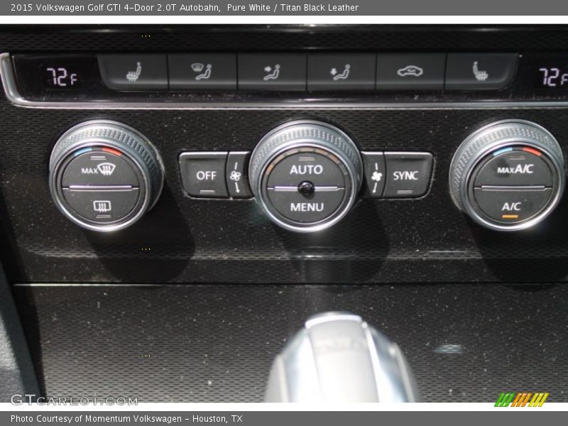 Pure White / Titan Black Leather 2015 Volkswagen Golf GTI 4-Door 2.0T Autobahn