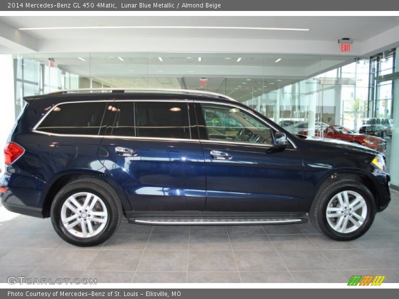 Lunar Blue Metallic / Almond Beige 2014 Mercedes-Benz GL 450 4Matic