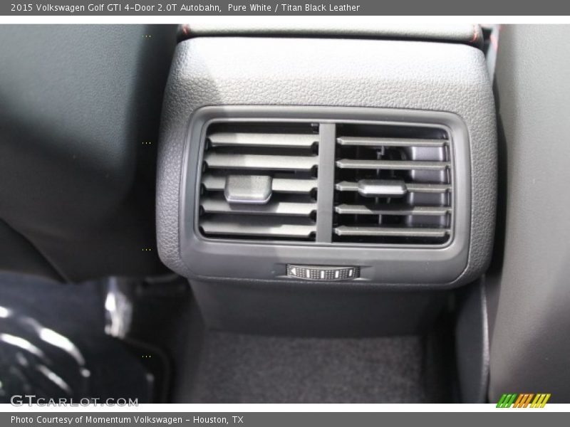 Pure White / Titan Black Leather 2015 Volkswagen Golf GTI 4-Door 2.0T Autobahn