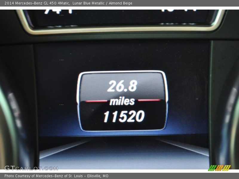 Lunar Blue Metallic / Almond Beige 2014 Mercedes-Benz GL 450 4Matic