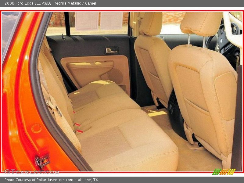 Redfire Metallic / Camel 2008 Ford Edge SEL AWD