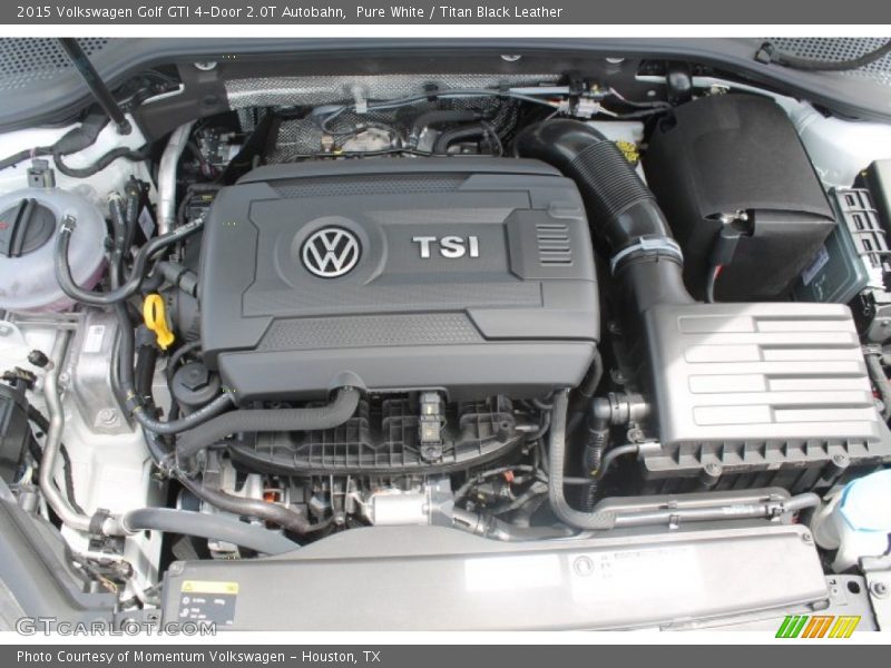 Pure White / Titan Black Leather 2015 Volkswagen Golf GTI 4-Door 2.0T Autobahn