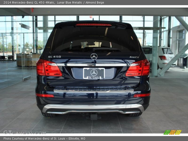 Lunar Blue Metallic / Almond Beige 2014 Mercedes-Benz GL 450 4Matic